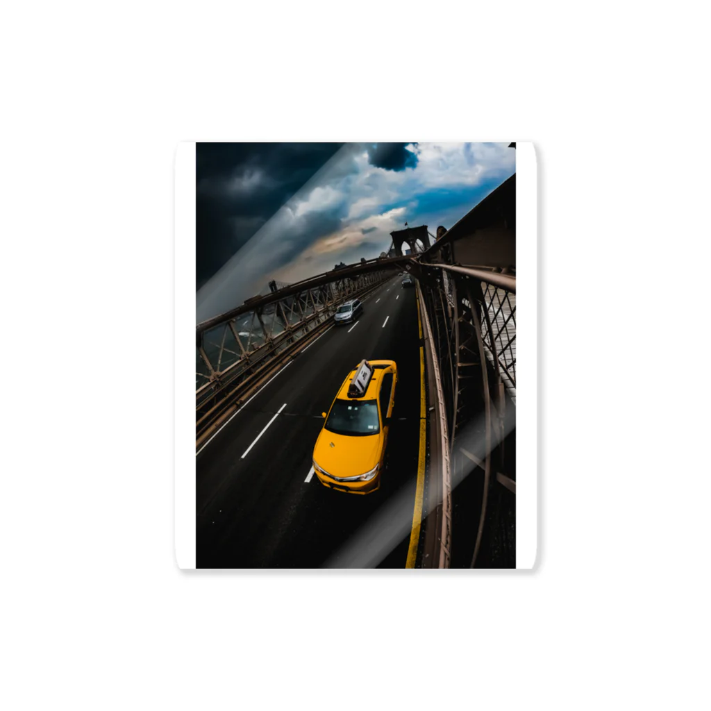 T-shopのBrooklyn Bridge ステッカー