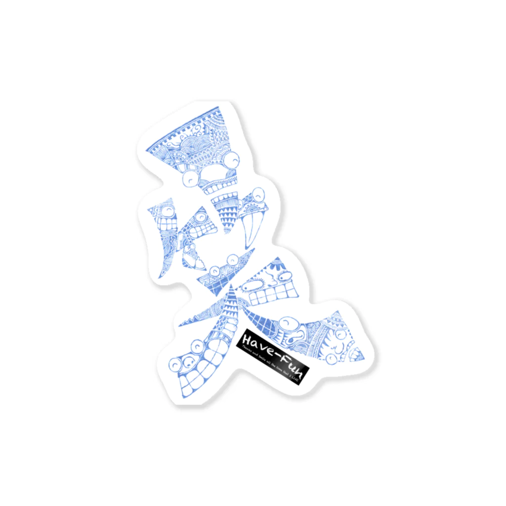 HaveーFun 嘉のHaveーFun笑ステッカー Sticker