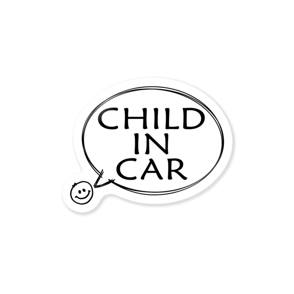 のびぞうデザインののびぞうステッカー【CHILD】 ステッカー