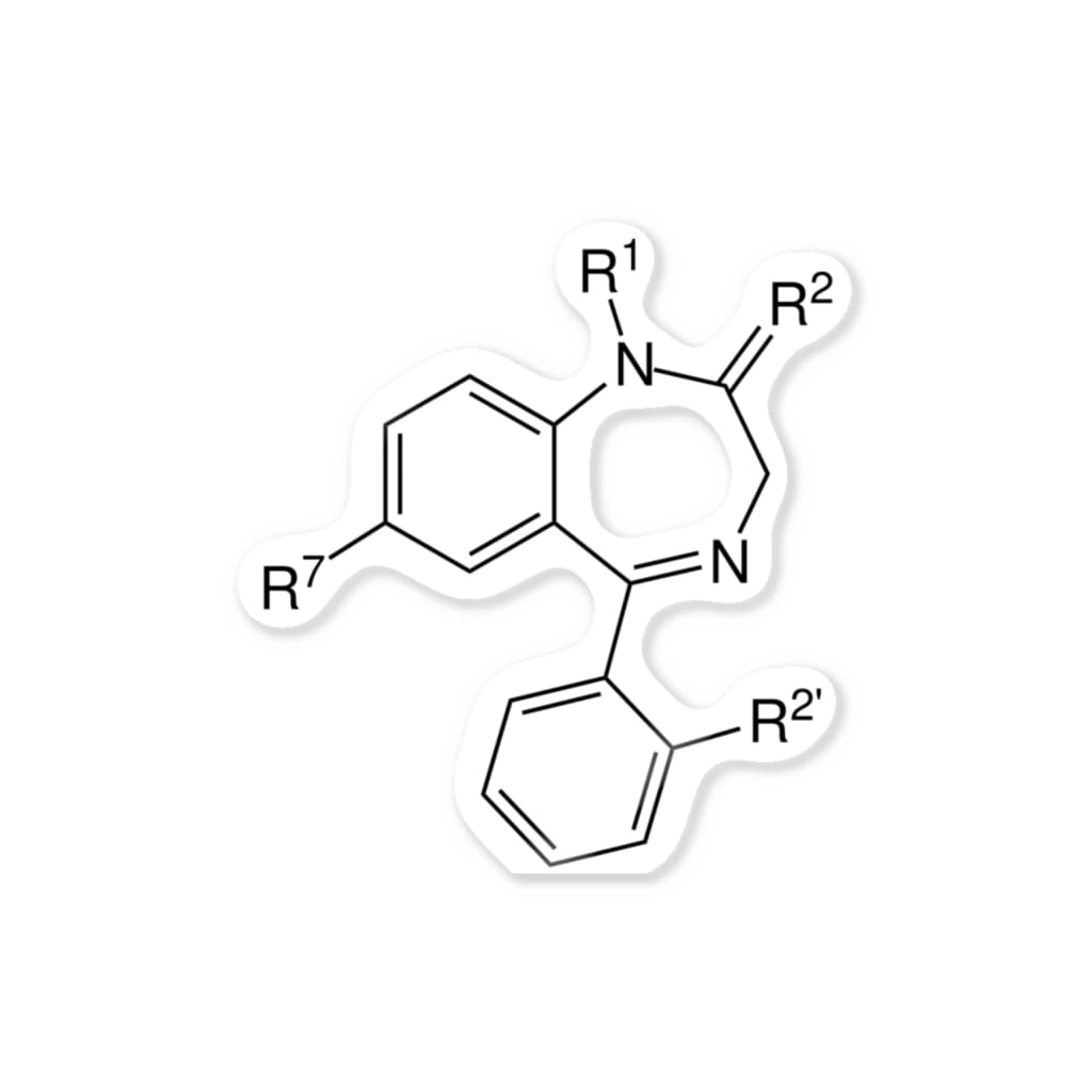 ベンゾジアゼピン ベンゾ屋 Trpd0 のステッカー通販 Suzuri スズリ