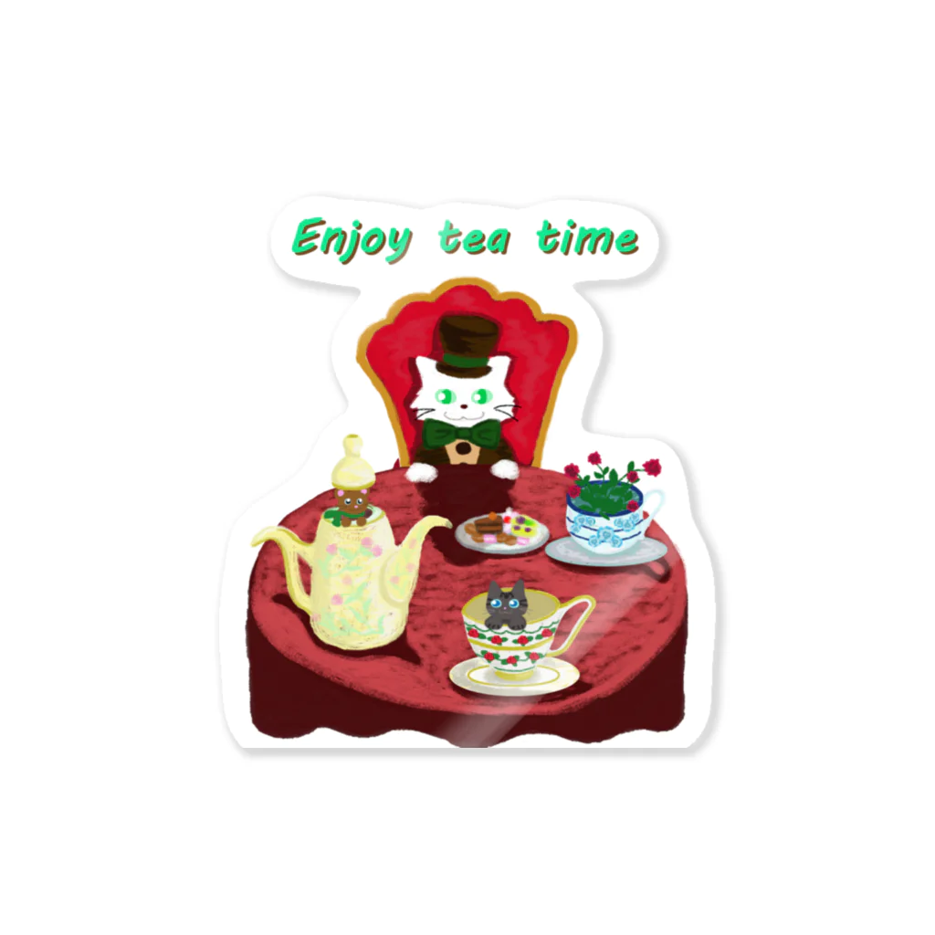 Yokokkoの店のEnjoy tea party♪ Sticker