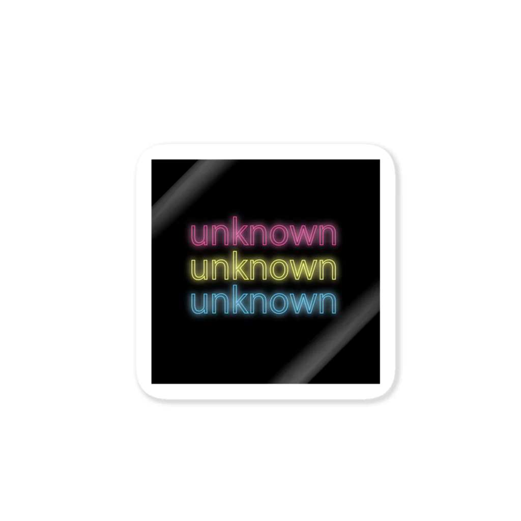 upbeatのunknown ステッカー