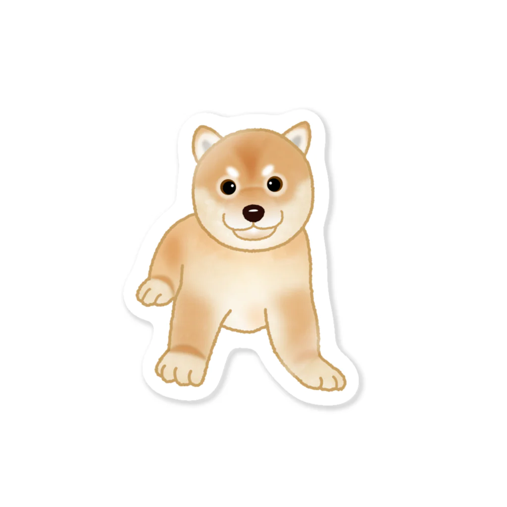 itaxmenworksのやっぱり犬が好き　柴犬 Sticker