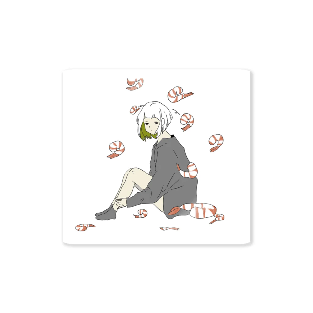 いくら丼の🦐 Sticker