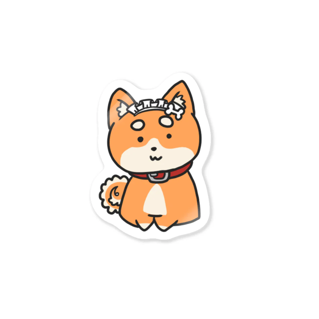 忠犬はちこの犬小屋ショップのはちこ犬２ Sticker