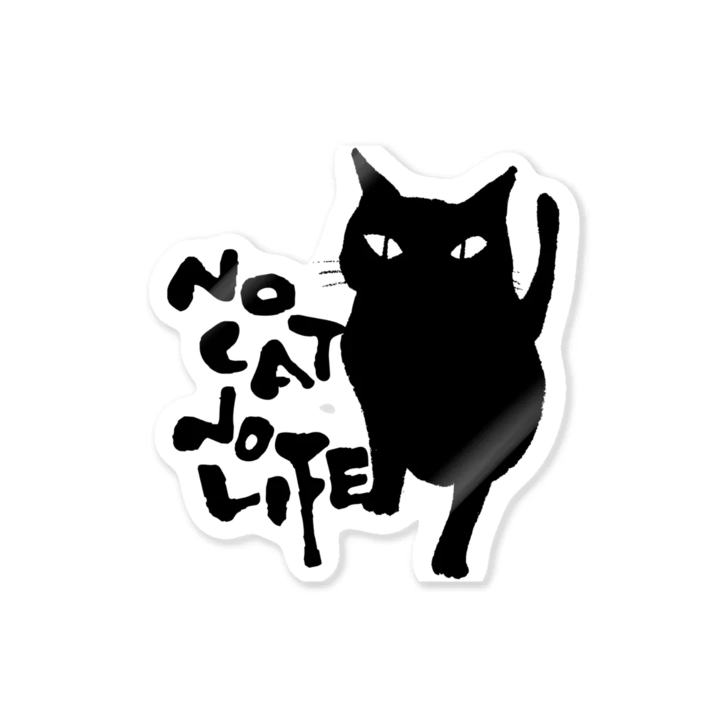 たろくろのNO CAT NO LIFE4 ステッカー