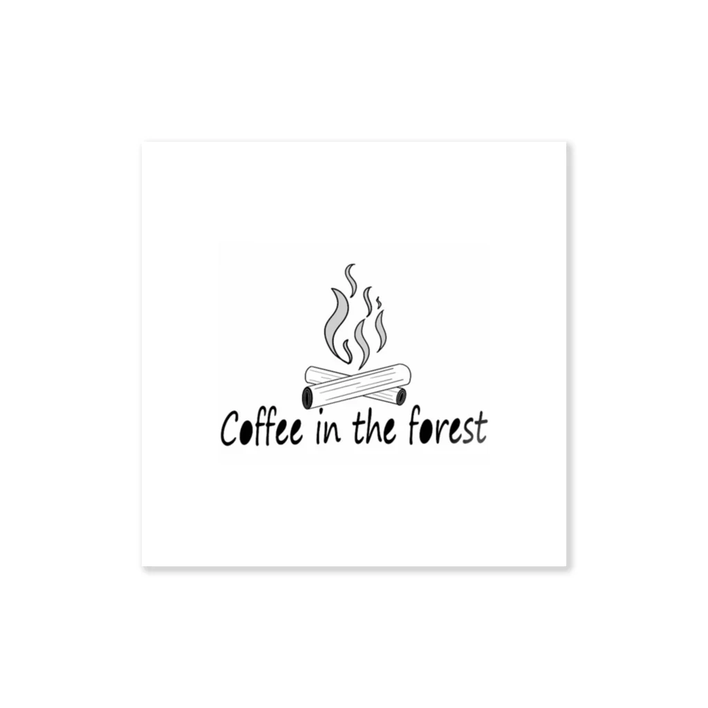 NEW  STYLEのcoffee  in the forest Sticker