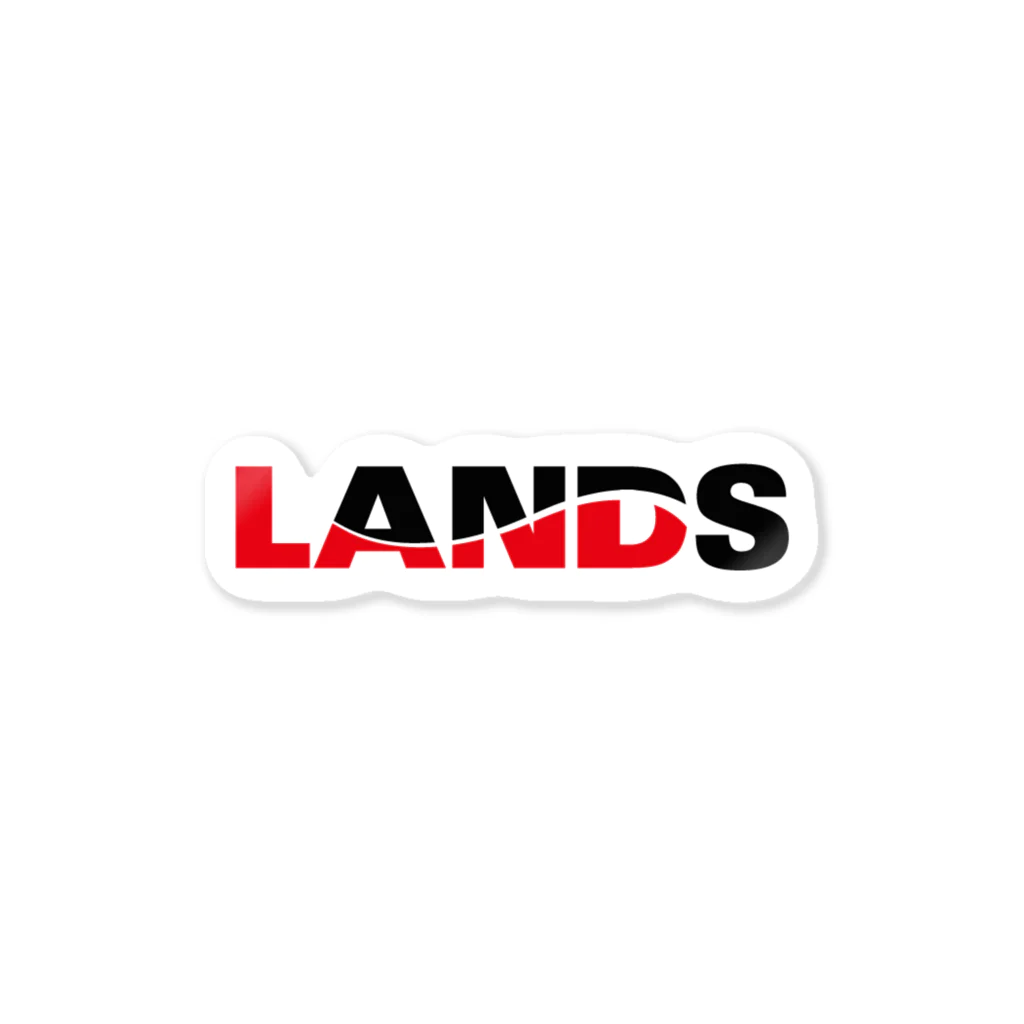 LANDSのLANDSロゴ ステッカー