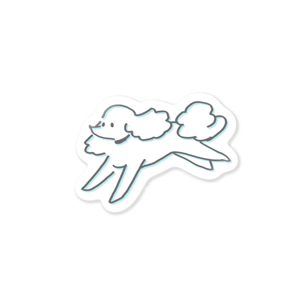 ソラリナのふわふわトイプードル5 Sticker