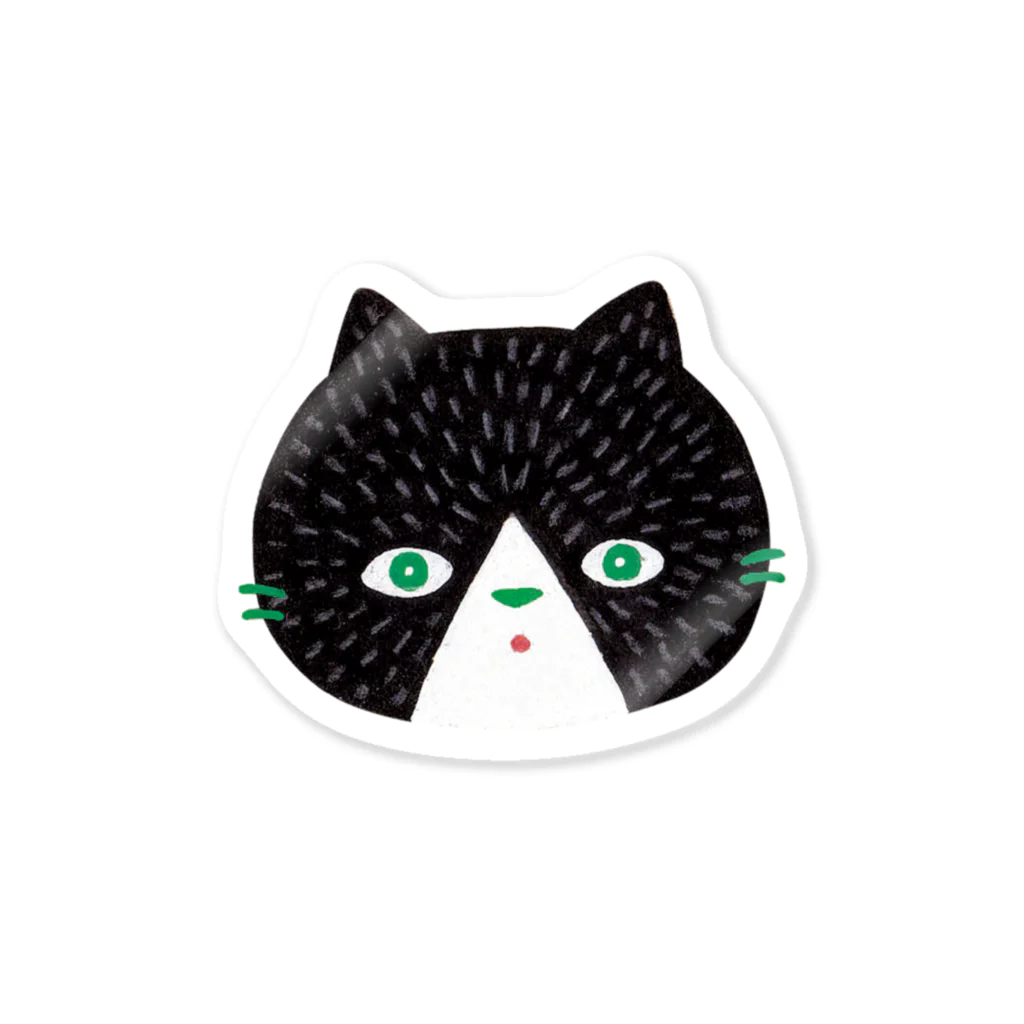 とりこ(torico)の黒猫のにゃんご Sticker