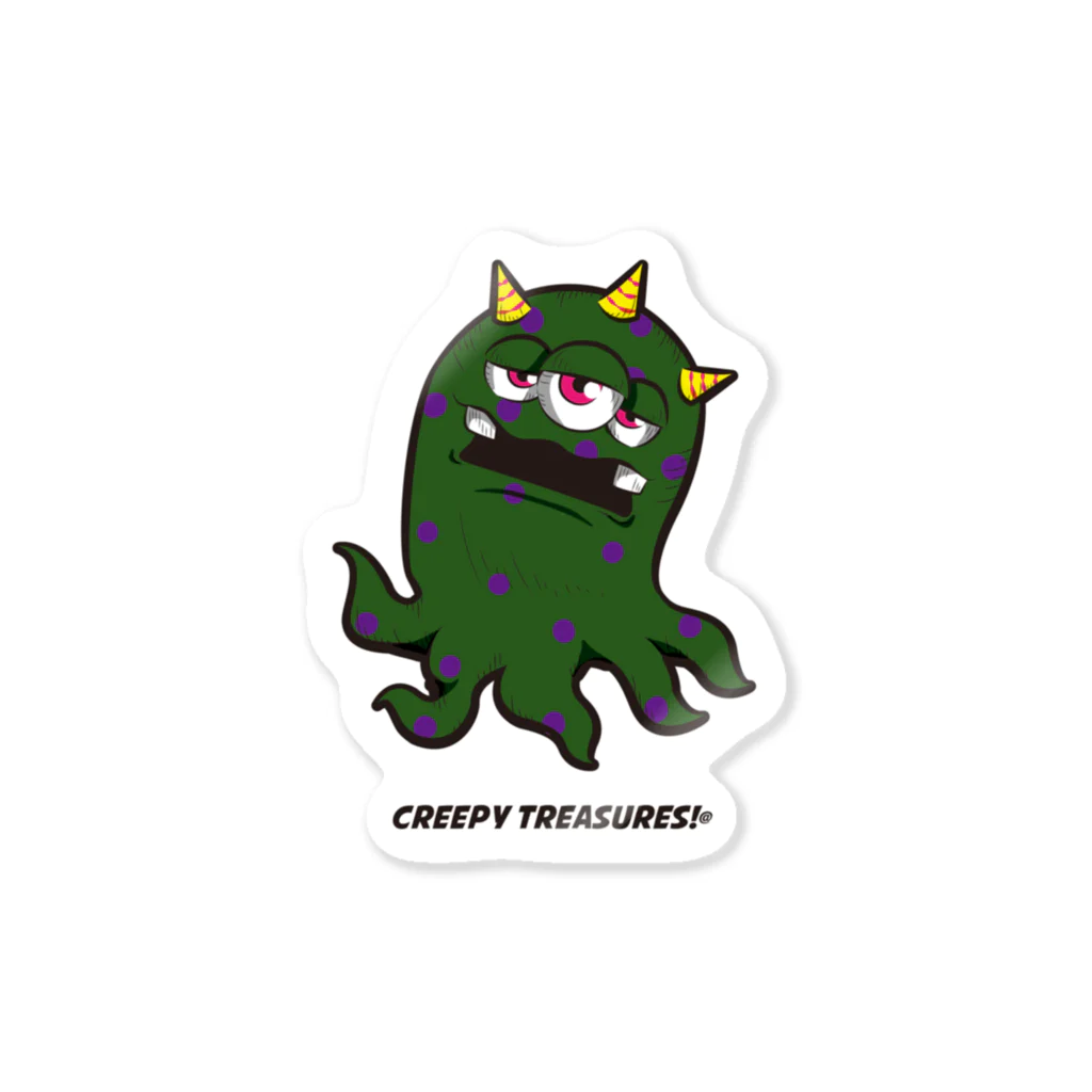 Creepy Treasures!のCrazy Monster! Octon 【A】 Sticker