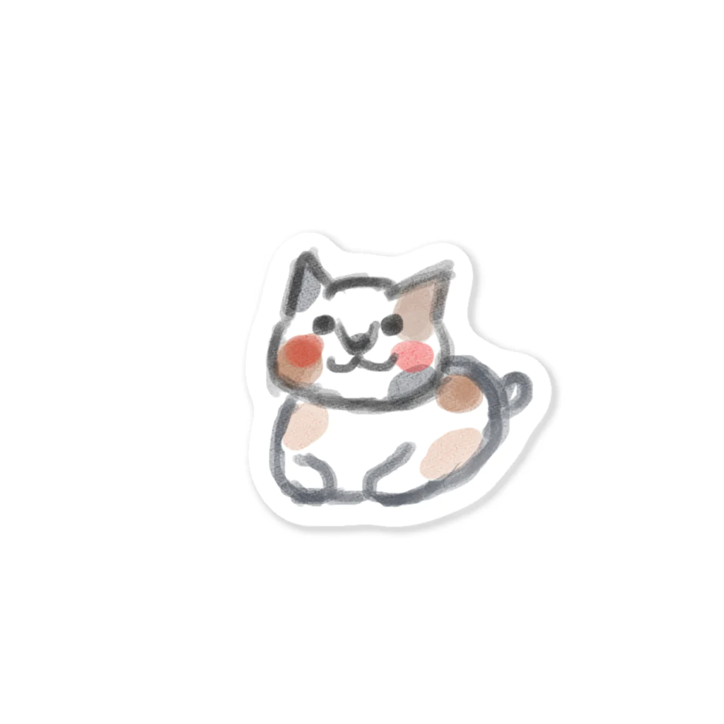 台湾女子のねこねこ Sticker