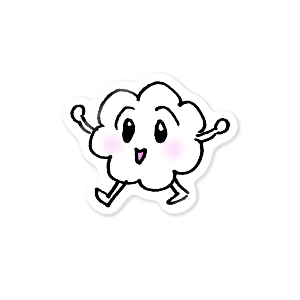 ボワボワくんのあるくボワボワくん Sticker