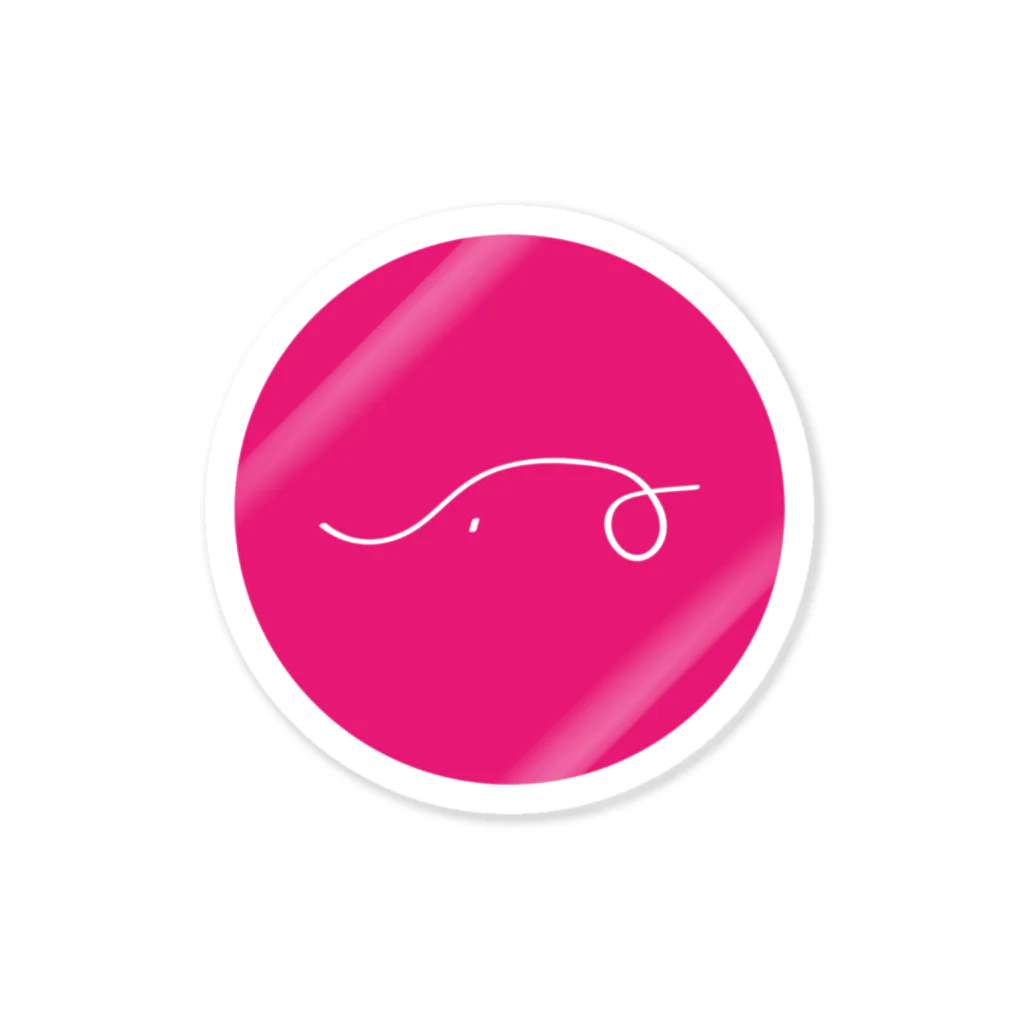 mrn.のpaon_pink_◯ Sticker