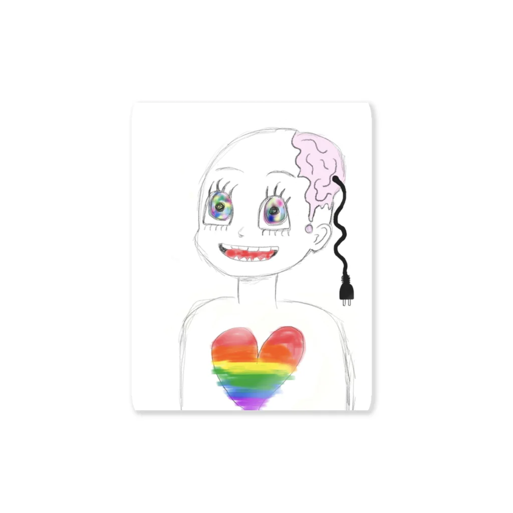 やどんのおみせやさんのマイノリティ Sticker