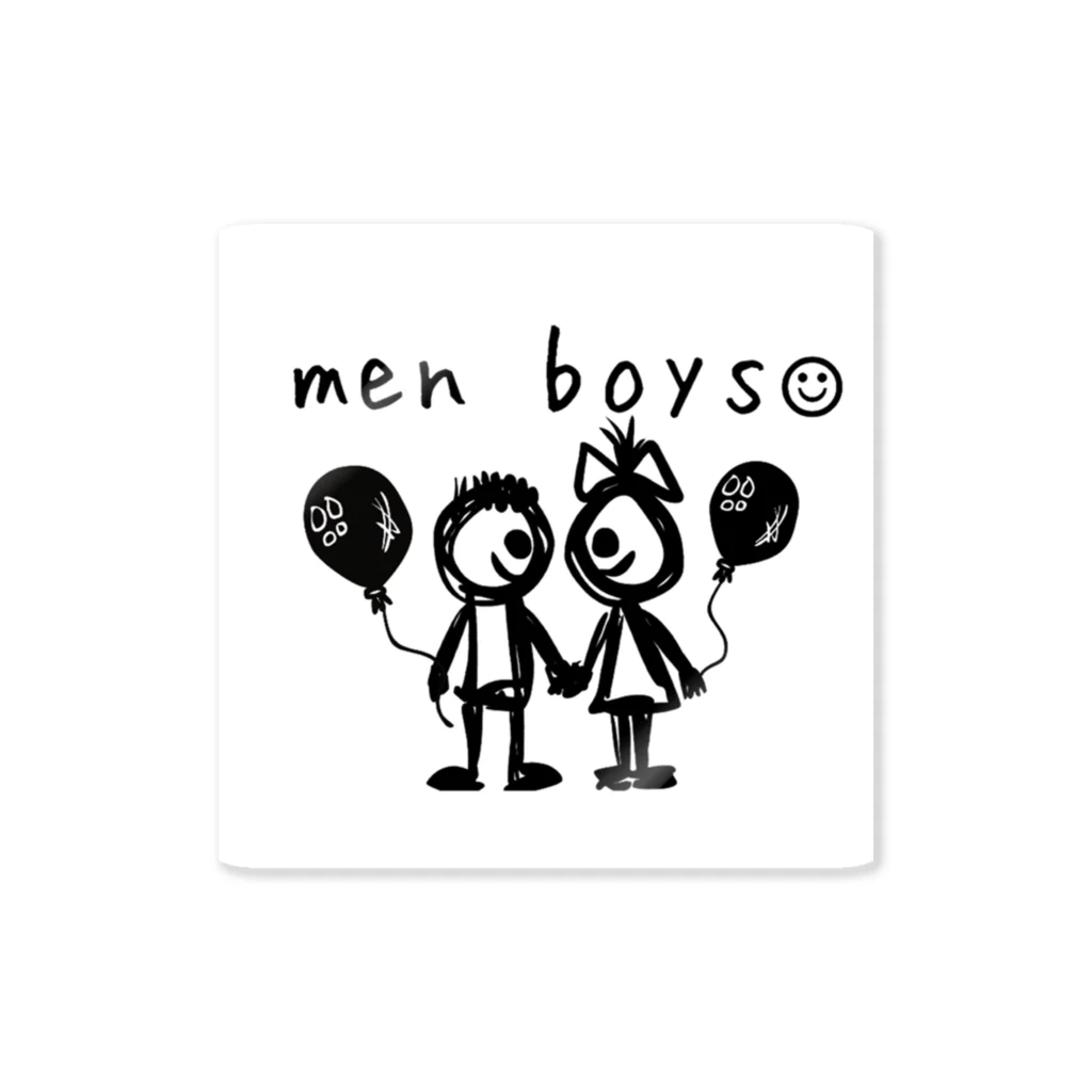 menboy_officialのmen boys オリジナルグッズ ステッカー