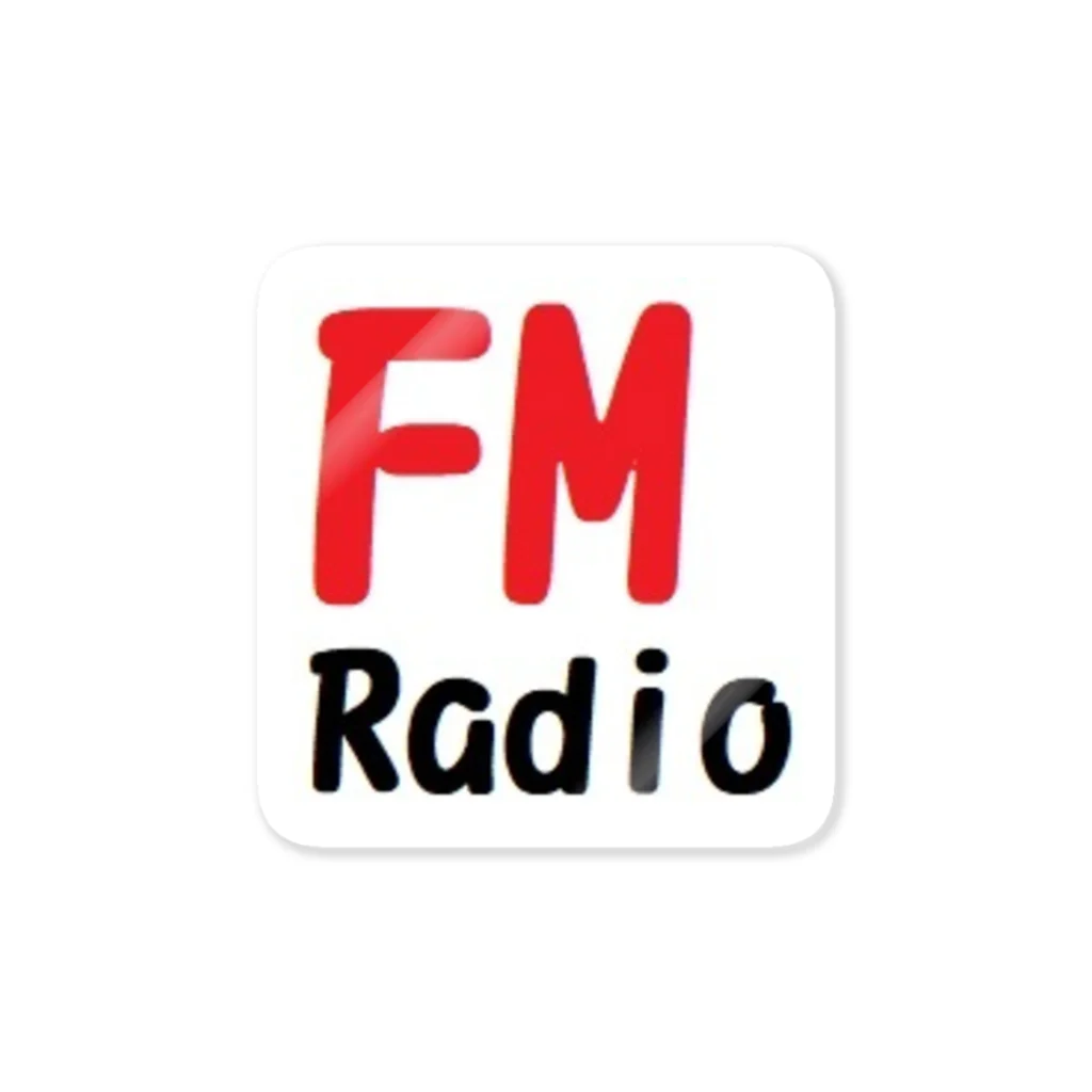 アメリカンベース のFM ラジオ　 Sticker