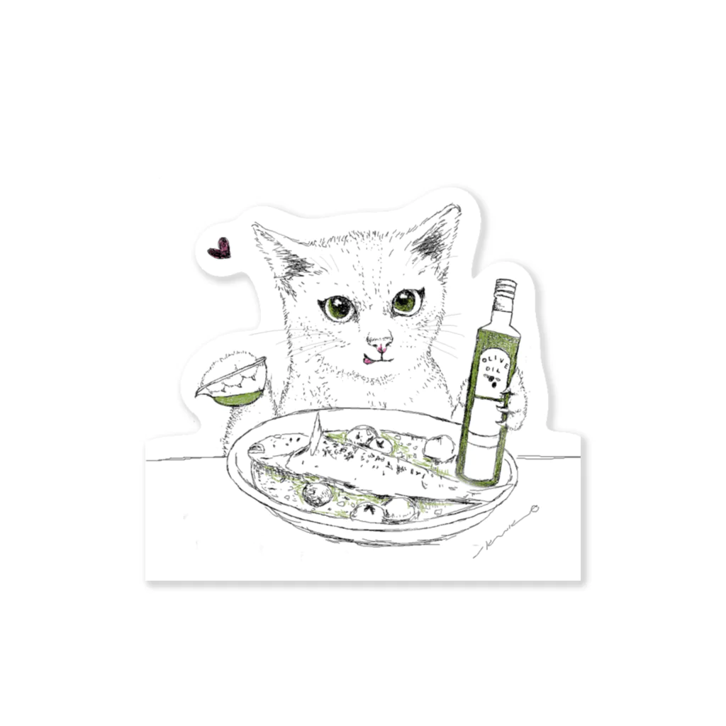 AtelierYAM2の化け猫ちゃん Sticker