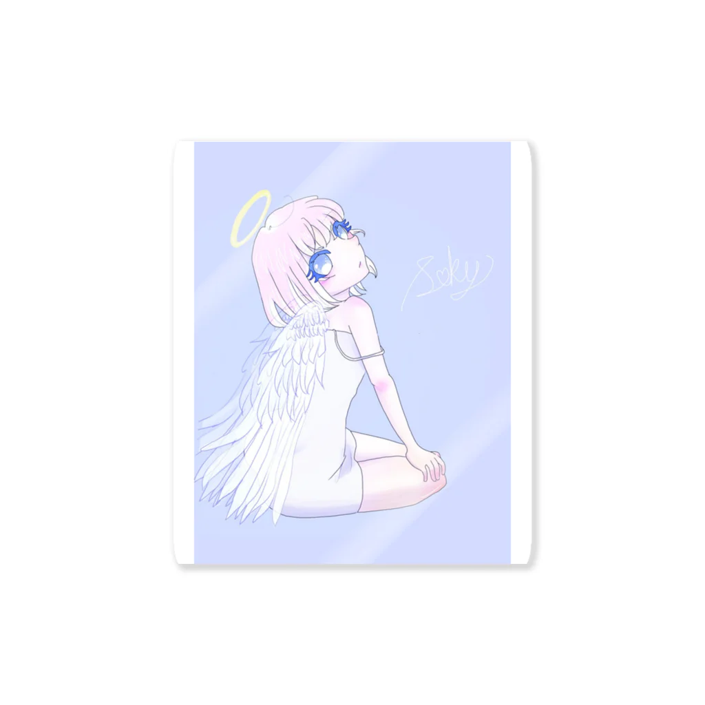 Soky(そーかい)の天使ちゃま2(ピンク) Sticker