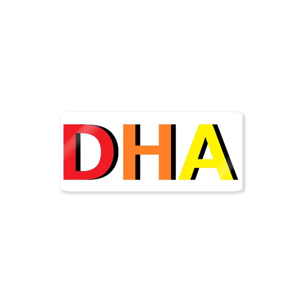 アメリカンベース のDHA ステッカー