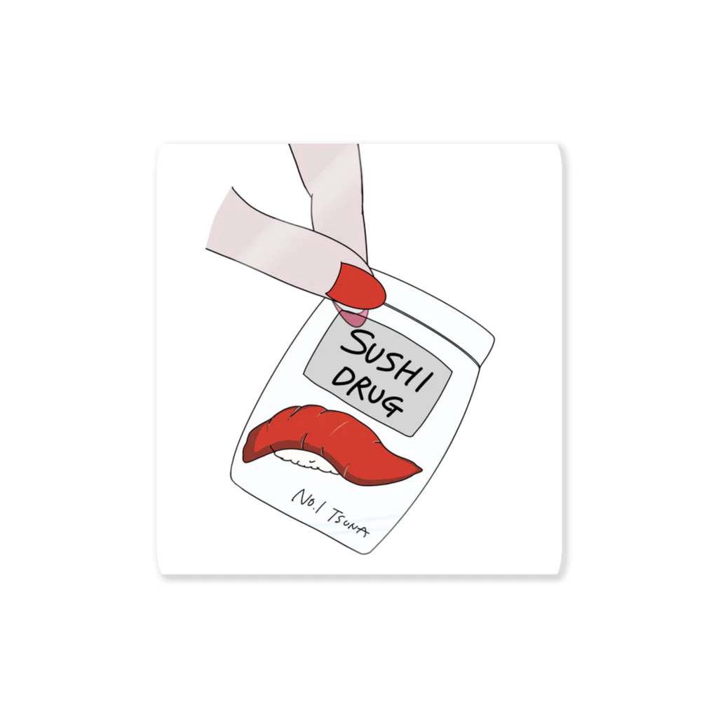 Pimba_premiumのSUSHI DRUG Sticker