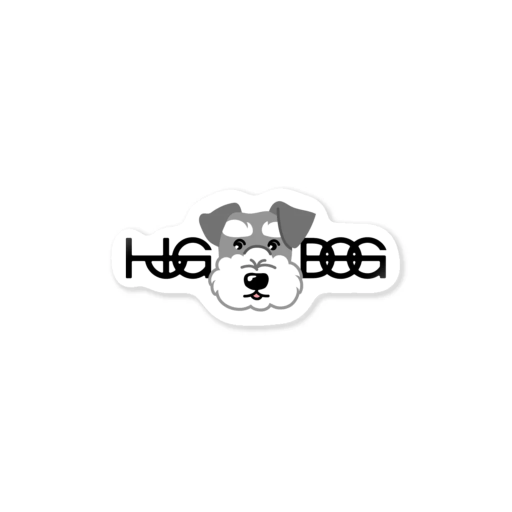 HUGDOG and snomilのシュナ（みーとロゴ） Sticker