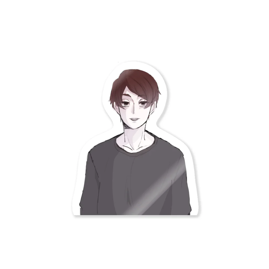 szmrnokiの男の子 Sticker