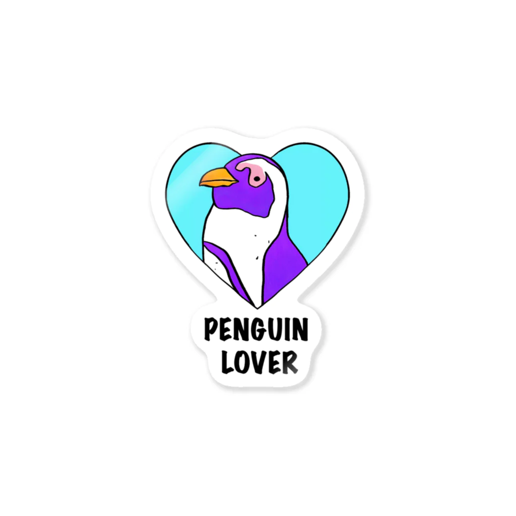 ヘタッピのペンギンラバー Sticker