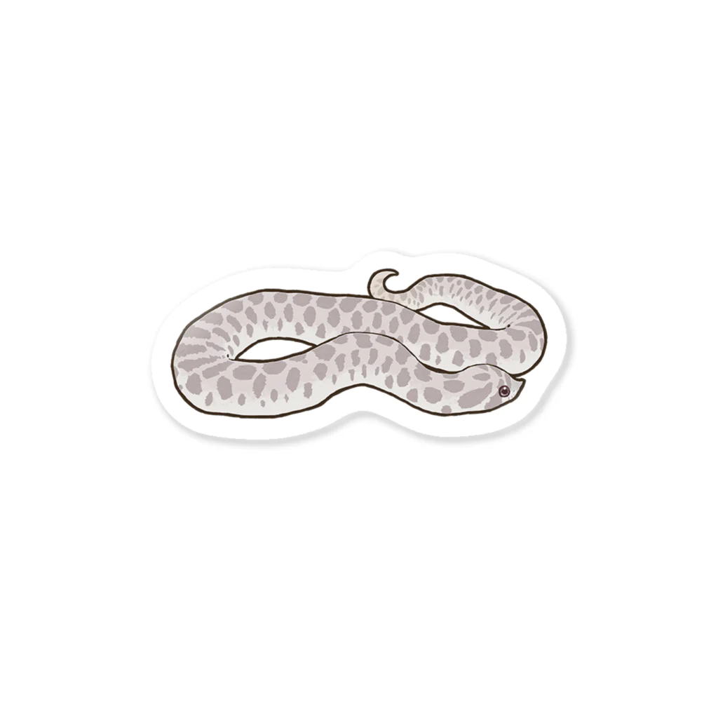 みけにょろのHognose snake Kawaii 【Lavender】 Sticker