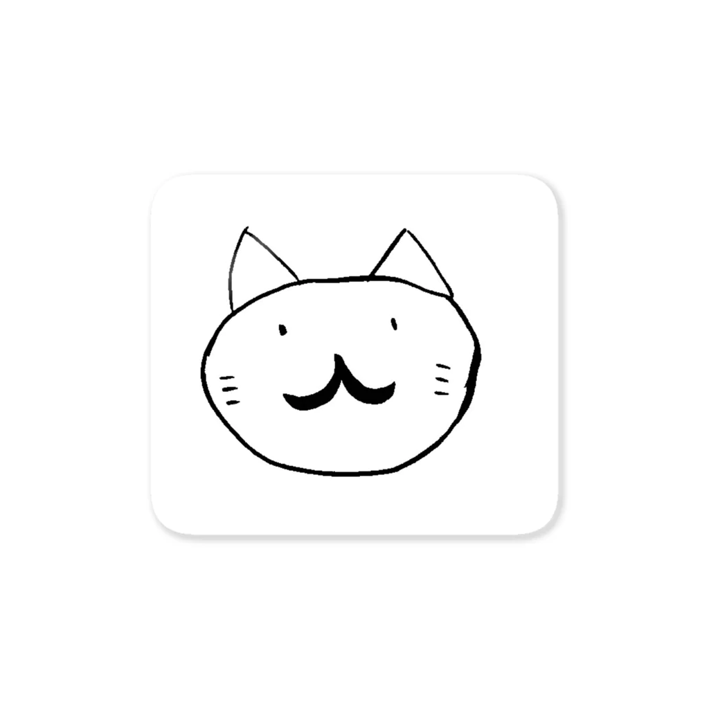 ChrisのHIGE猫 Sticker