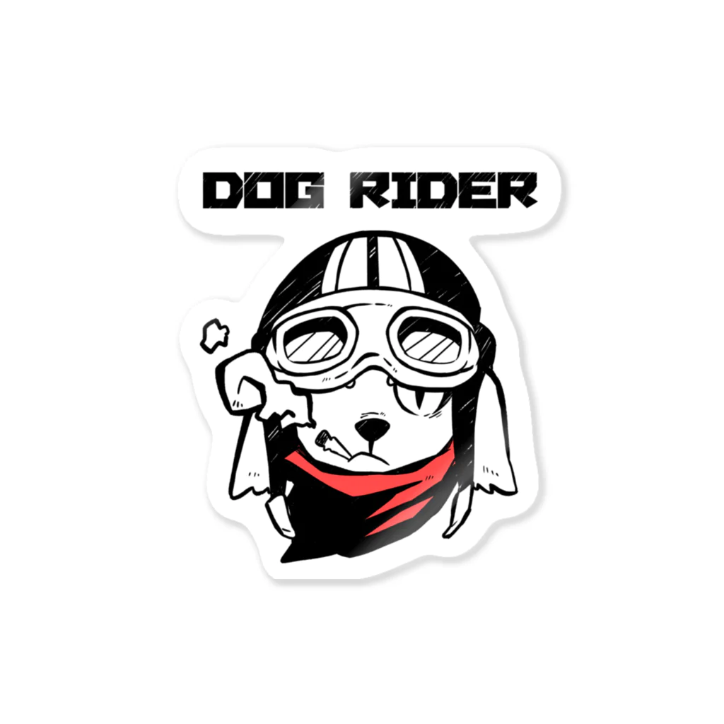 れいのDog Rider 스티커