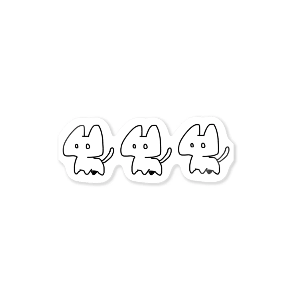 O_sanpoのねちこやん×3 Sticker