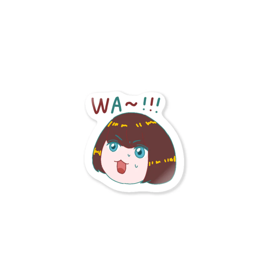 かつらぎ❗のWA〜！！！ ステッカー