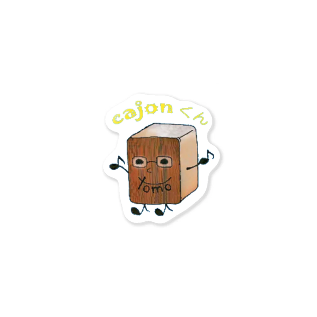 カホンtomo official web shopのカホンくん ステッカー