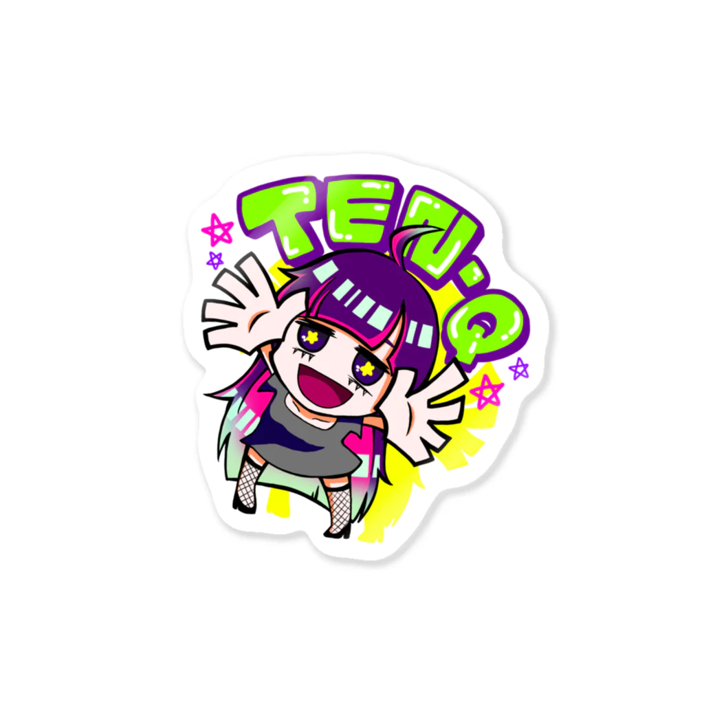 project murasakiのTEN-Qちゃん ステッカー