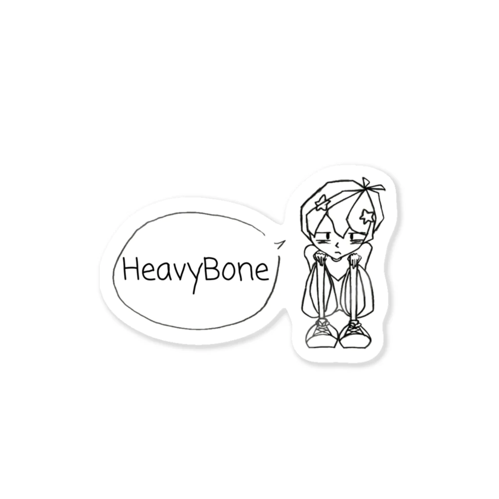 HeavyBoneのHeavyBone・ロゴアイテム ステッカー