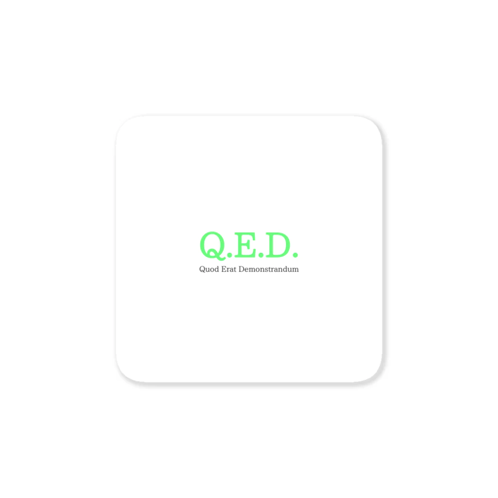 Sticker_shopのQ.E.D. ステッカー