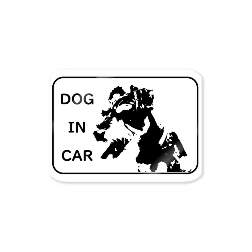 まっさんのdog in car ステッカー