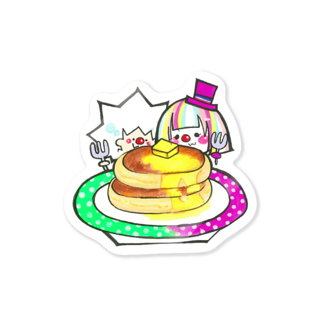 オーバートーンのホットケーキ！ Sticker