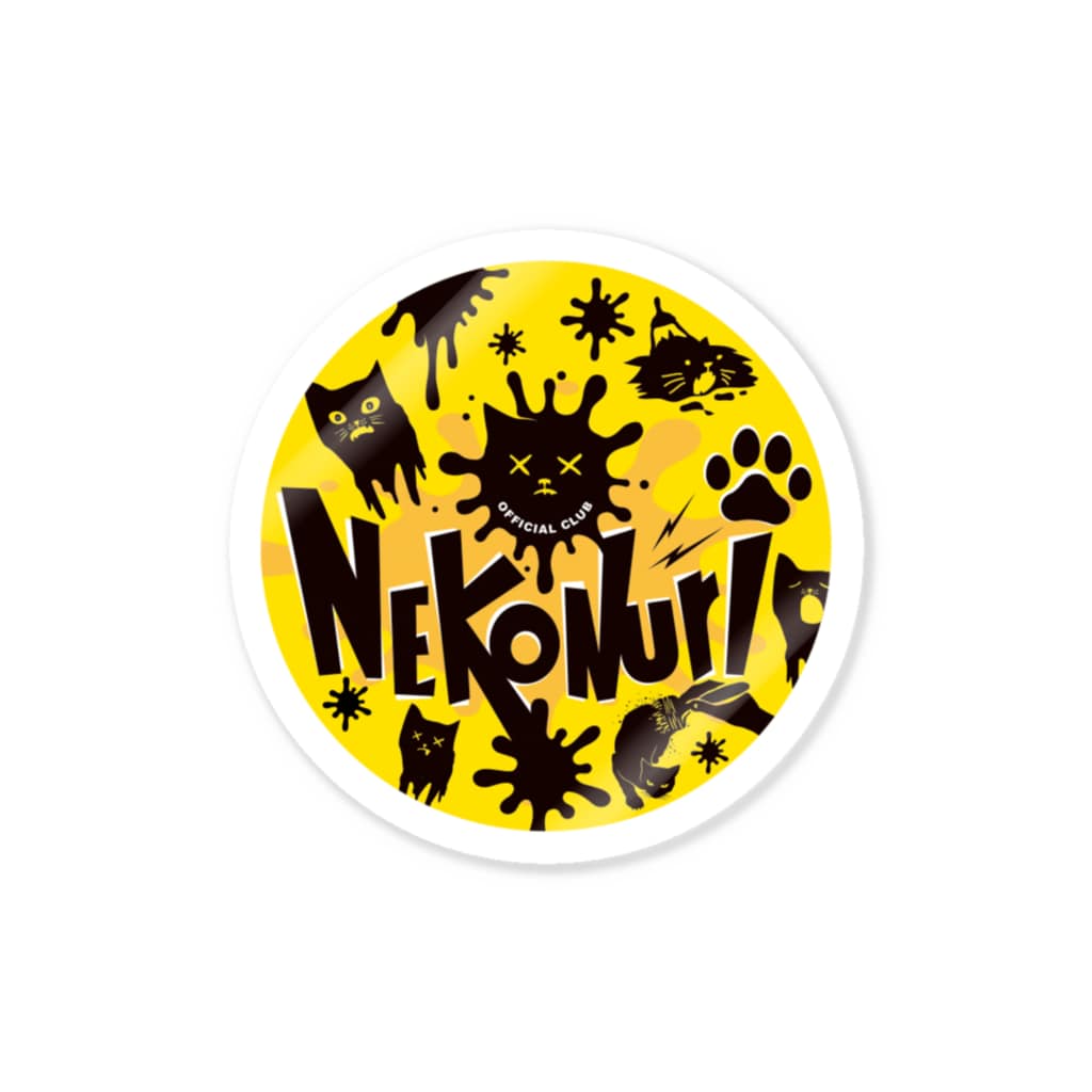 ネコヌリSHOPのネコヌリ グラフィック ステッカー Sticker
