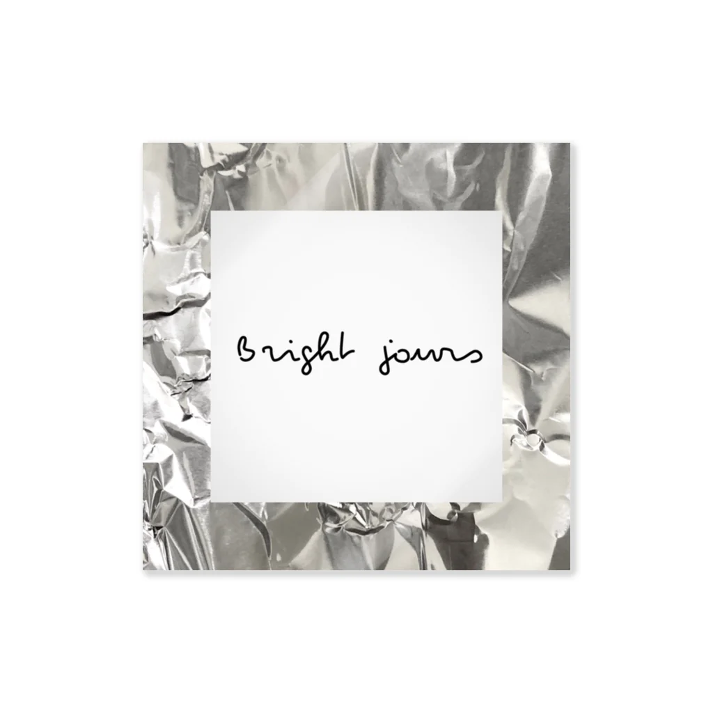 A        ＿Bright jours＿のBright jours  ロゴシリーズ Sticker