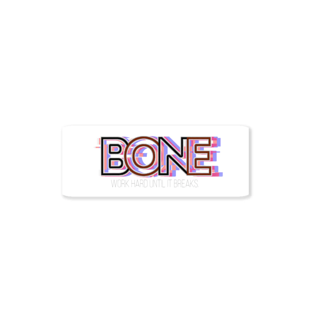 BONEのBONE glitch Sticker