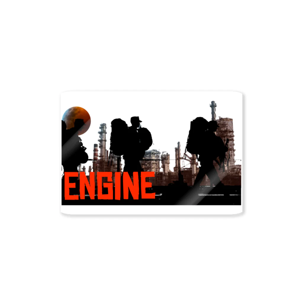 コラージュ屋のENGINE Sticker