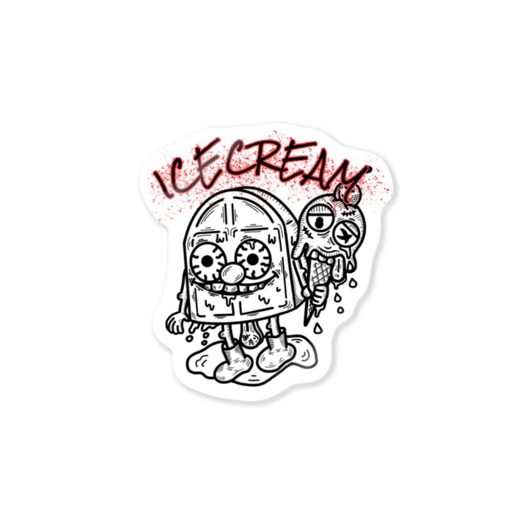 azzu_mameのICECREAM！スプラッタッタ‼️ Sticker