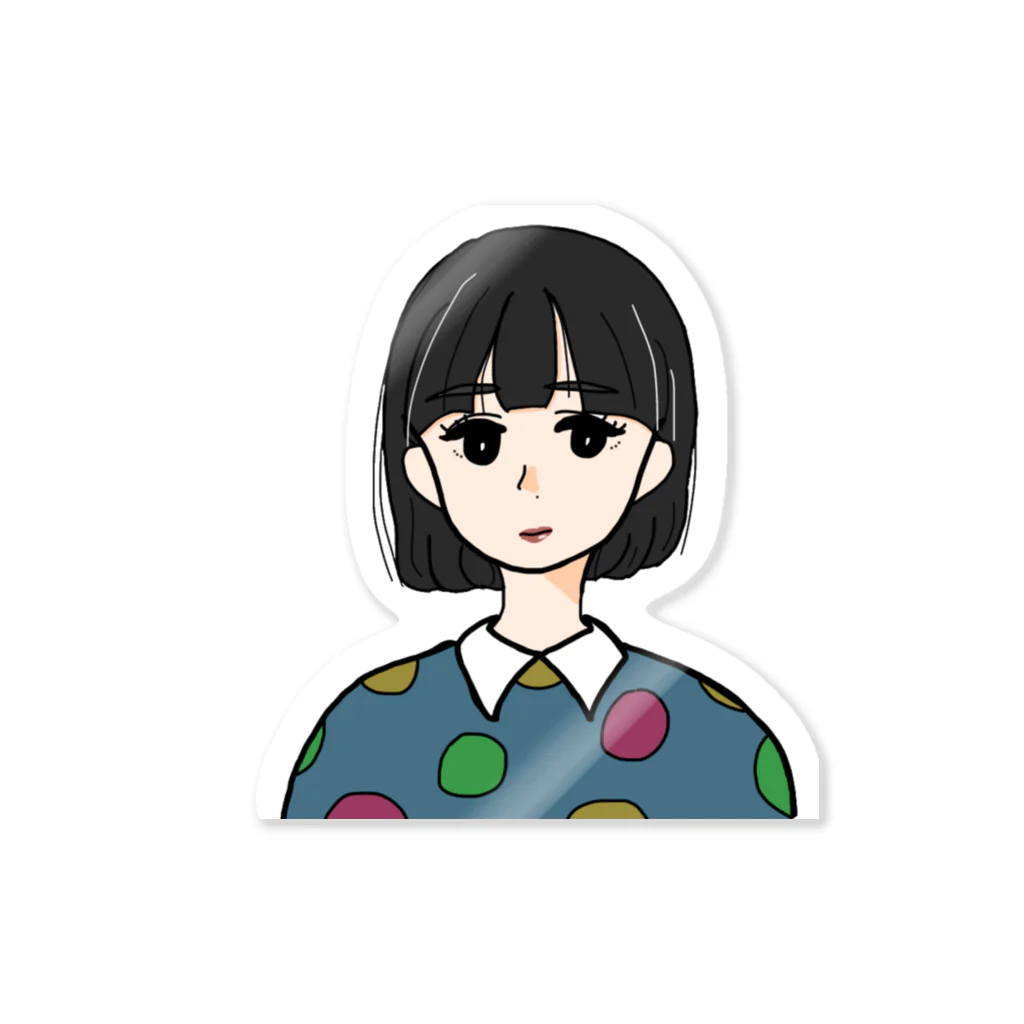 ましゅまろのミズタマガール Sticker