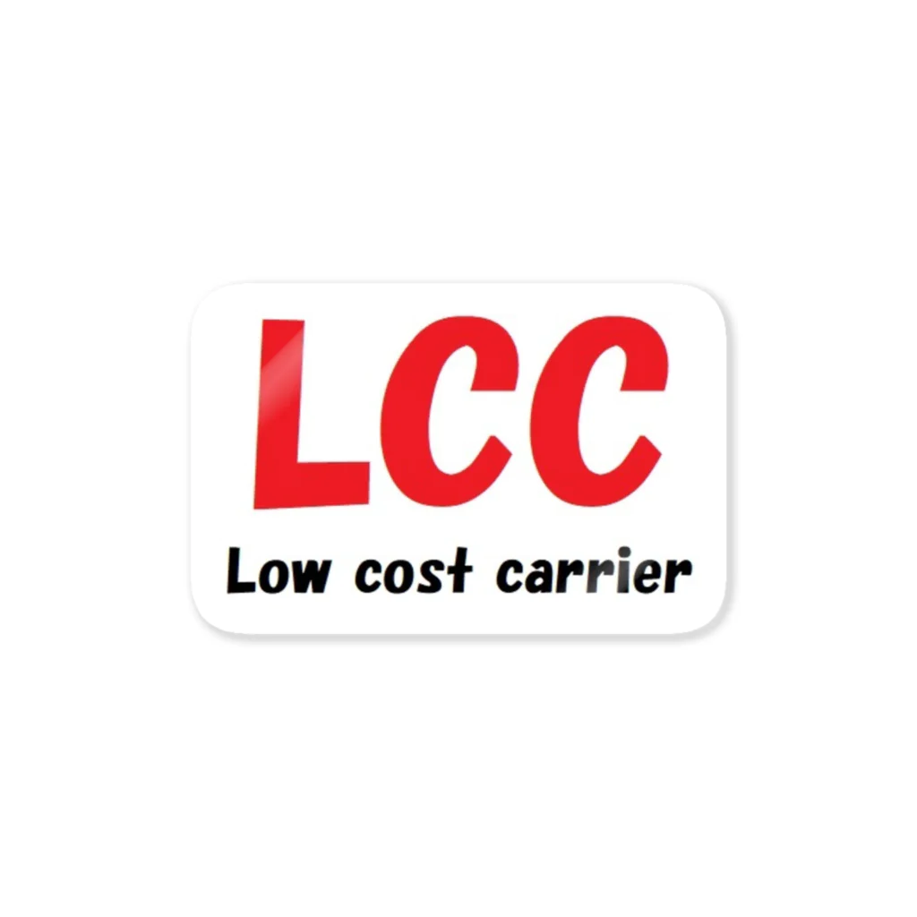 アメリカンベース のエアライン　LCC  Low cost carrier ステッカー