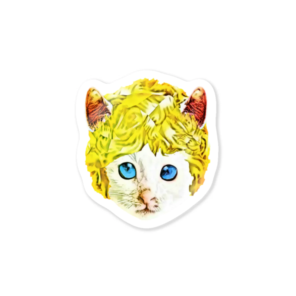 Rock catのチビCAT BOY Sticker