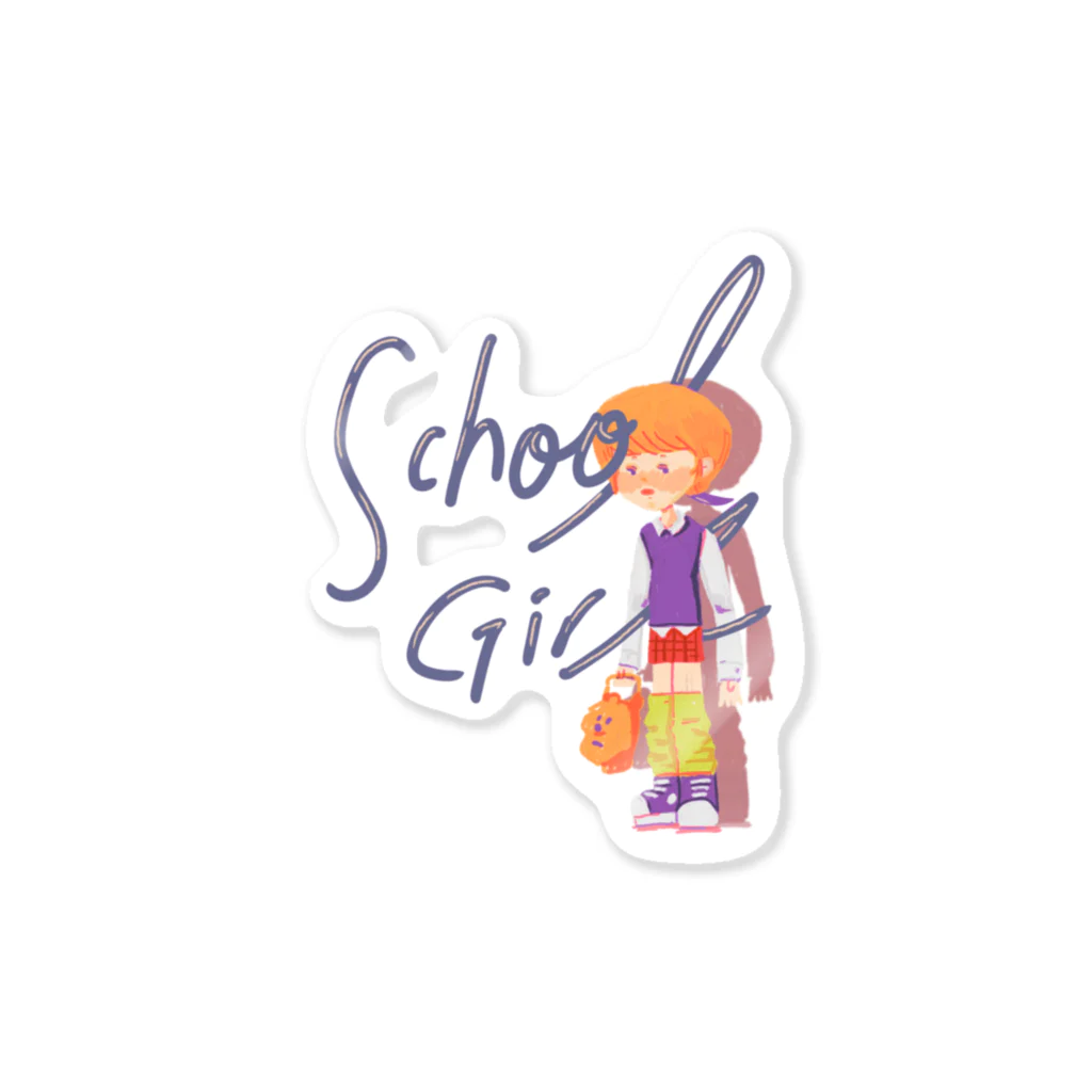Bingbungのschool girl Sticker