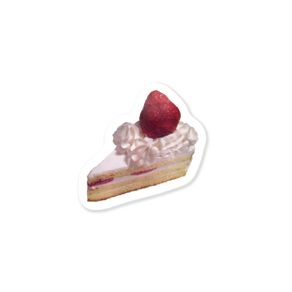 スイーツケーキショップのスイートショートケーキ Sticker