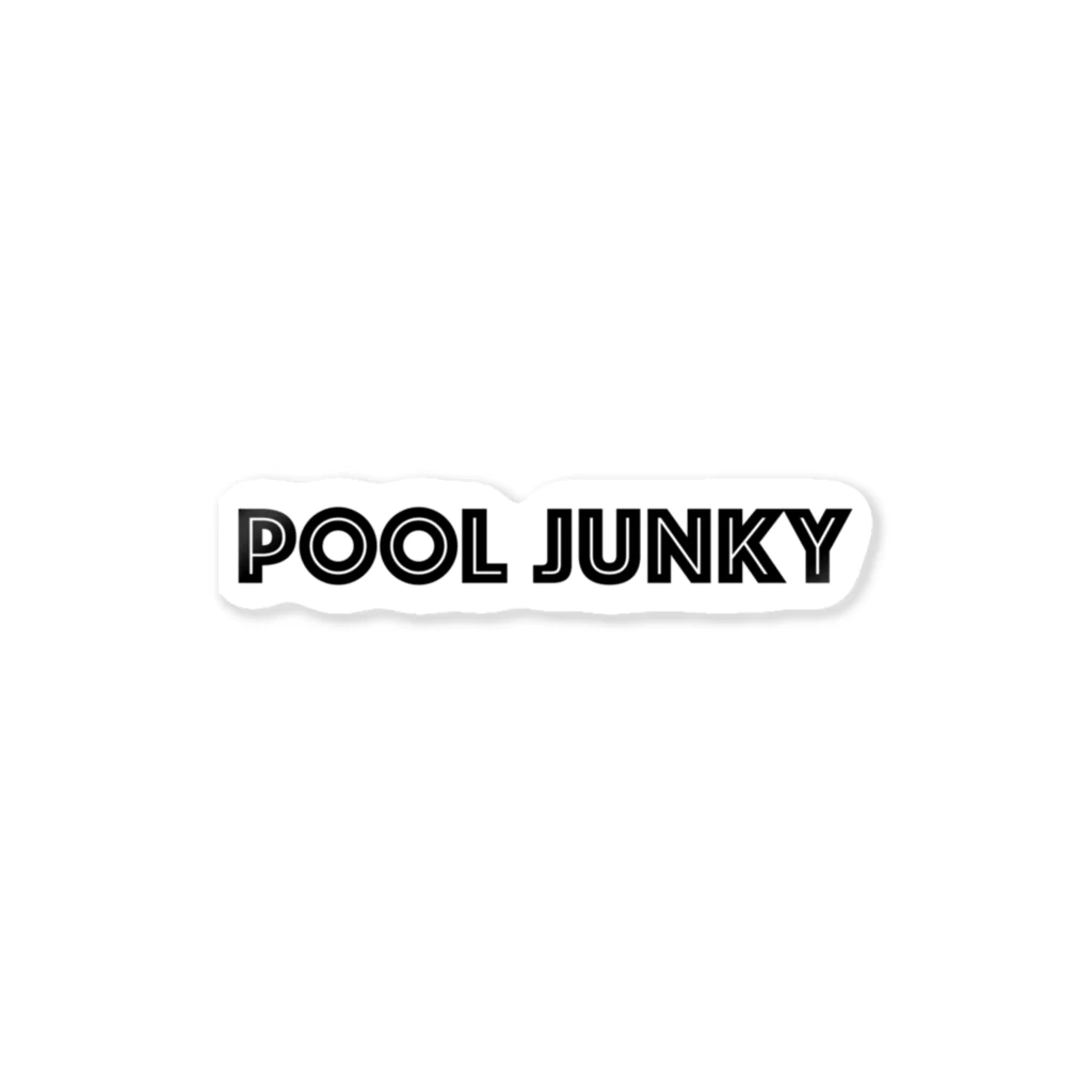 ロッキンプールのPOOL JUNKY ステッカー